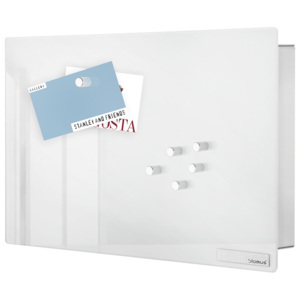 Blomus VELIO kulcstartó szekrény mágneses ajtóval, 20 x 30 cm, fehér