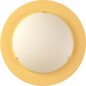 Dalber COLORS 41006O Mennyezeti gyereklámpa sárga 2xE27 max. 40W d40x8 cm