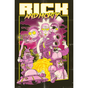 Rick and Morty - Action Movie Plakát, (61 x 91,5 cm)