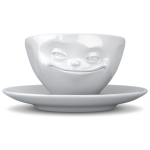 Fehér mosolygós kávéscsésze - 58products