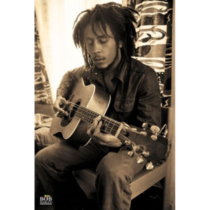 Bob Marley - sepia Plakát, (61 x 91,5 cm)