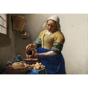 EuroPosters Üvegkép The Milkmaid, Vermeer