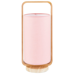 Asztali lámpa japán stílusú rózsaszín, nagy - LANTERNE