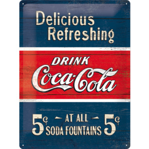 Nostalgic Art Fémtáblák - Coca-Cola (Delicious Refreshing)
