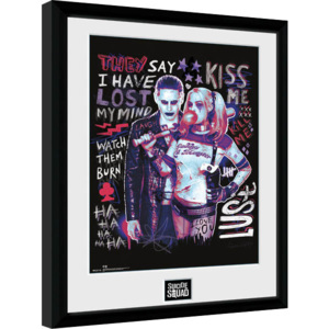 Suicide Squad – Öngyilkos osztag - Joker & Harley Quinn Keretezett Poszter