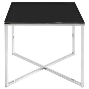 Cross fekete tárolóasztal, 50 x 45 cm - Actona