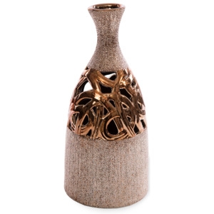 Luxusná keramická váza CARAMEL 14x30