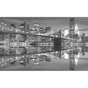 New York City Skyline Brooklyn Bridge Tapéta, Fotótapéta, (416 x 254 cm)