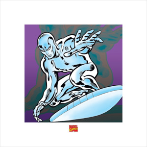 Silver Surfer - Marvel Comics Festmény reprodukció, (40 x 40 cm)
