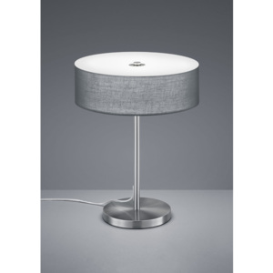 Trio Lugano 571911211 Asztali lámpa matt nikkel szürke LED - 1 x 12W 40 x 30 x 30 cm