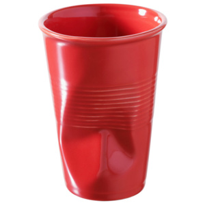 REVOL Froissés pohár, 25 cl, paprikapiros