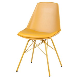 Tania 4 db-os sárga szék szett - sømcasa