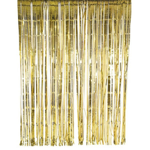 Gold aranyszálas függöny, hossza 2 m - Talking Tables