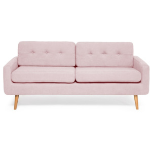Ina rózsaszín háromszemélyes kanapé - Vivonita