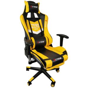 Extreme ZERO Gamer szék nyak-és derékpárnával - fekete-sárga