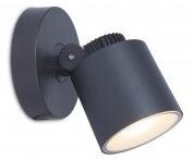 LED lámpatest , oldalfali , 5W , meleg fehér , szürke , kültéri , IP54 , LUTEC , EXPLORER