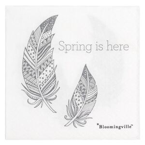 Spring 20 db-os papírszalvéta szett, 25 x 25 cm - Bloomingville
