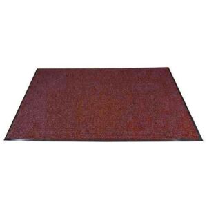 Beltéri lábtörlő szőnyeg lejtős éllel, 180 x 120 cm, vörös