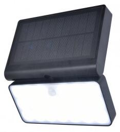 LED lámpatest , oldalfali , napelemes , 8.5W , CCT , dimmelhető , mozgásérzékelős , kültéri , IP44 , LUTEC CONNECT , TUDA