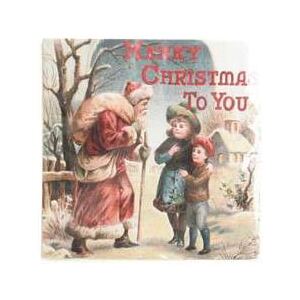 Karácsonyi szalvéta, vintage, 16,5 x 16,5 cm 20 db/csomag C