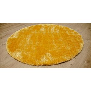 Puffy shaggy szőnyeg / 160 x 160 yellow /