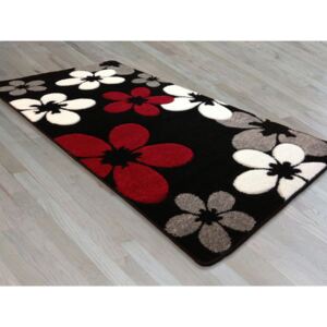 Margit nyírt szőnyeg / 80 x 150 black 307 /