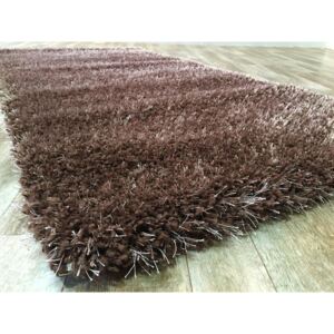 Trendy shaggy szőnyeg / 80 x 150 brown /