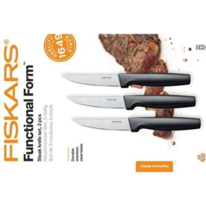 Fiskars FF Steak késkészlet, 3 db-os