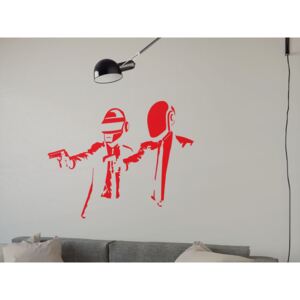 Falmatrica GLIX - Banksy "Daft Fiction" Világos piros 50 x 30 cm