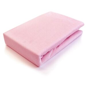 Bobobaby frottír matracvédő lepedő 60x120cm - rózsaszín