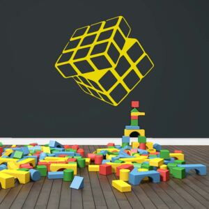 Falmatrica GLIX - Rubik's cube Sárga 30 x 28 cm