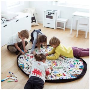 Play&Go játék tároló zsák/játszószőnyeg - színezz ki