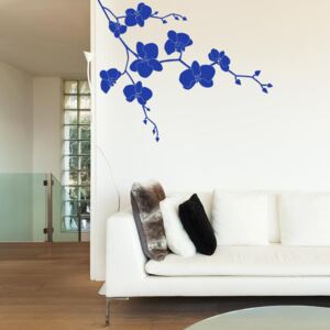 Falmatrica GLIX - Floral decoration II. Kék 50 x 40 cm