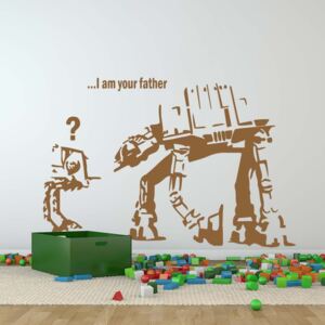 Falmatrica GLIX - Banksy "I am your father" Barna 100 x 60 cm
