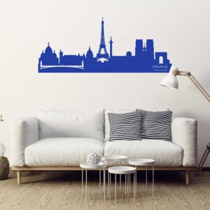 Falmatrica GLIX - Paris panorama Kék 100 x 40 cm
