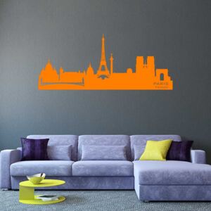 Falmatrica GLIX - Paris panorama Narancssárga 100 x 40 cm
