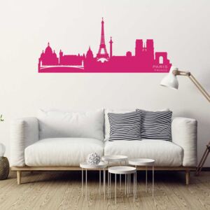 Falmatrica GLIX - Paris panorama Rózsaszín 100 x 40 cm