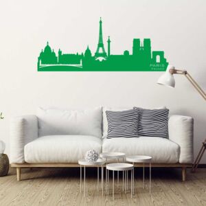 Falmatrica GLIX - Paris panorama Zöld 120 x 50 cm