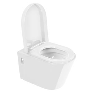 [neu.haus]® Fali WC kagyló kerámia 40 x 36 x 57 cm soft close WC ülőkével fehér