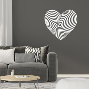 Falmatrica GLIX - Hypno heart Fehér 75 x 70 cm
