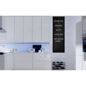 Falmatrica GLIX - Chalkboard foil in the kitchen Fekete 50 x 100 cm