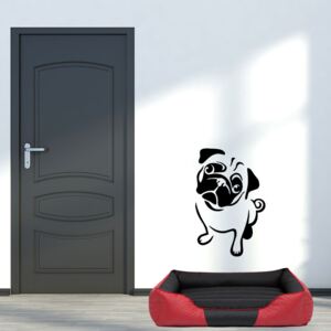 Falmatrica GLIX - Pug dog Fekete 25 x 40 cm