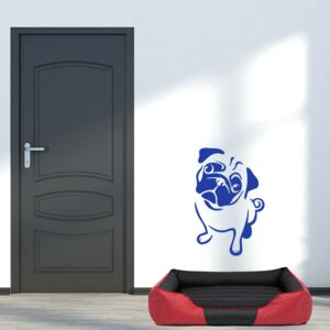 Falmatrica GLIX - Pug dog Kék 35 x 55 cm