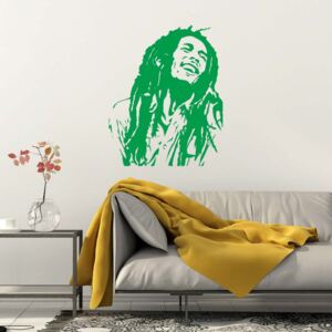 Falmatrica GLIX - Bob Marley Világoszöld 55 x 65 cm