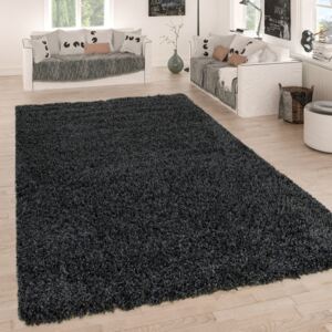 Shaggy szőnyeg puha hosszú szálú design szőnyeg antracit 60x100 cm