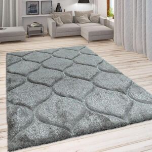 Shaggy szőnyeg marokkói mintával szürke 80x150 cm