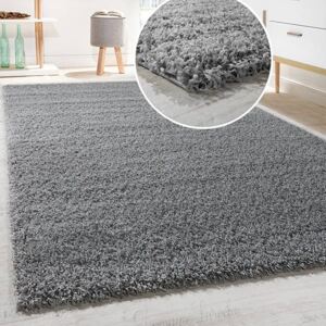 Szonja Shaggy szőnyeg puha hosszú szálú szőnyeg szürke 120x170 cm