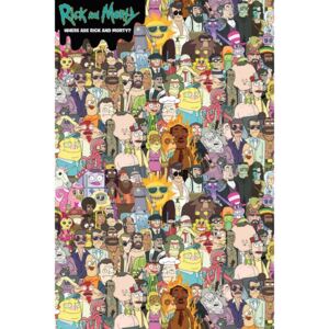 Rick and Morty - Where's Rick Plakát, (61 x 91,5 cm)
