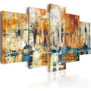 Vászonkép Bimago - Memory of the City 100x50 cm