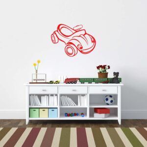 Falmatrica GLIX - Little car Piros 50 x 35 cm